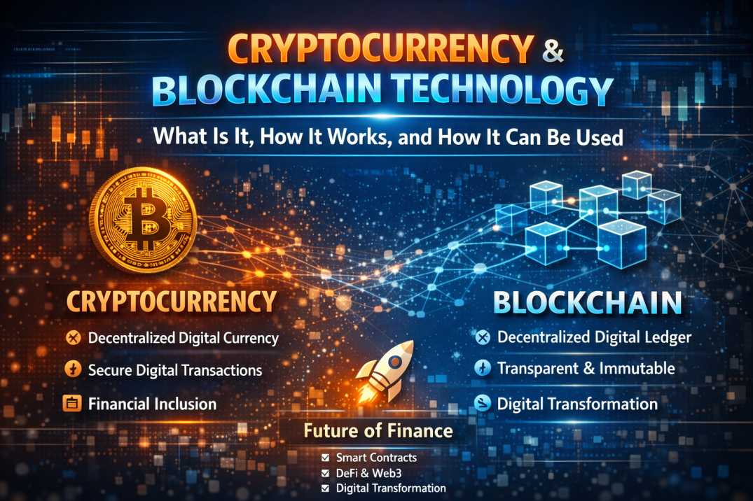 Cryptocurrency & Blockchain Technology: What Is It, How It Works, and How It Can Be Used